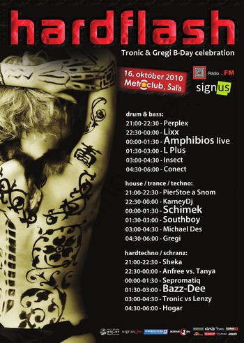 hardflash - časový line-up