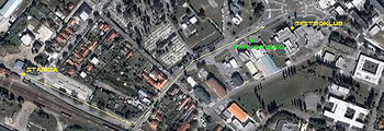 Mapka - cesta do metroklubu zo stanice