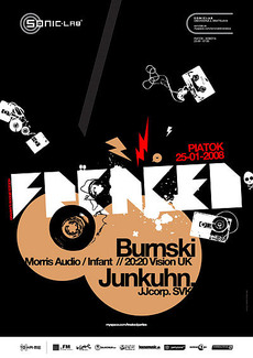 Freaked with Burnski - flyer - Soniclab
