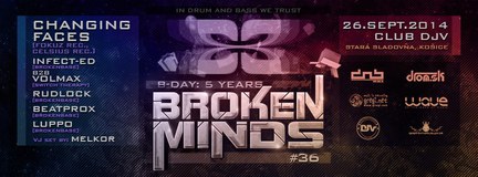  BROKEN MINDS 36 5-B-DAY edition with CHANGING FACES