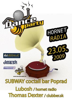 Dance Party rádia Hornet