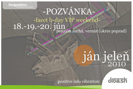Ján Jeleň 2010 – Facet B-Day weekend